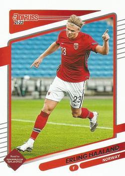 #100 Erling Haaland - Norway - 2021-22 Donruss Road to FIFA World Cup Qatar 2022 Soccer