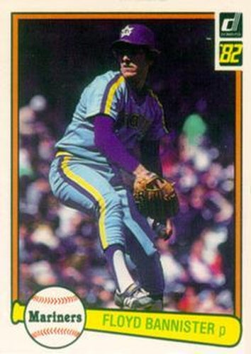 #100 Floyd Bannister - Seattle Mariners - 1982 Donruss Baseball