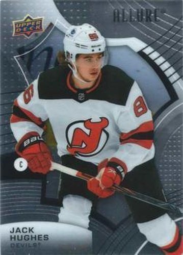#100 Jack Hughes - New Jersey Devils - 2021-22 Upper Deck Allure Hockey