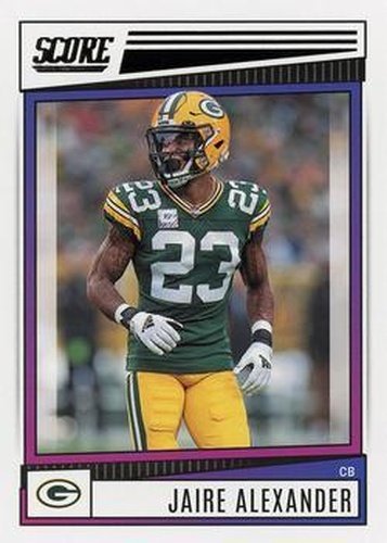 #100 Jaire Alexander - Green Bay Packers - 2022 Score Football