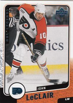 #100 John LeClair - Philadelphia Flyers - 2000-01 Upper Deck Legends Hockey