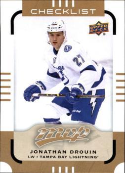 #100 Jonathan Drouin - Tampa Bay Lightning - 2015-16 Upper Deck MVP Hockey