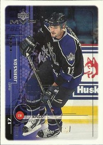 #100 Matt Johnson - Los Angeles Kings - 1998-99 Upper Deck MVP Hockey