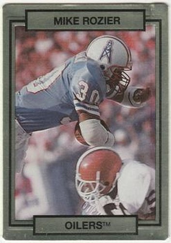 #100 Mike Rozier - Houston Oilers - 1990 Action Packed Football