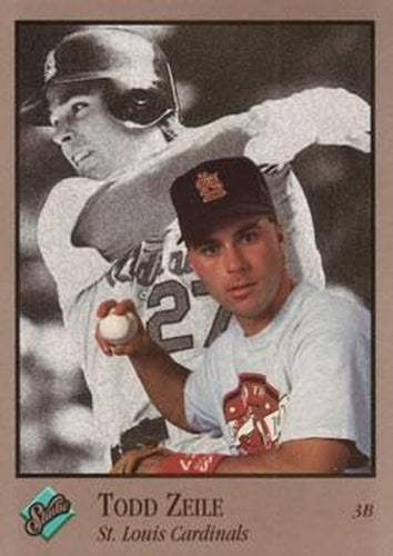 #100 Todd Zeile - St. Louis Cardinals - 1992 Studio Baseball