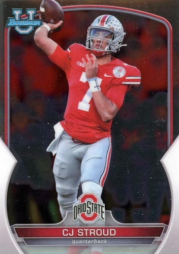#100a C.J. Stroud - Ohio State Buckeyes - 2022 Bowman Chrome University Football