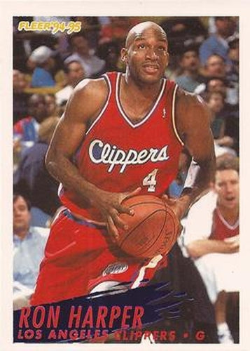 #100 Ron Harper - Los Angelesippers - 1994-95 Fleer Basketball