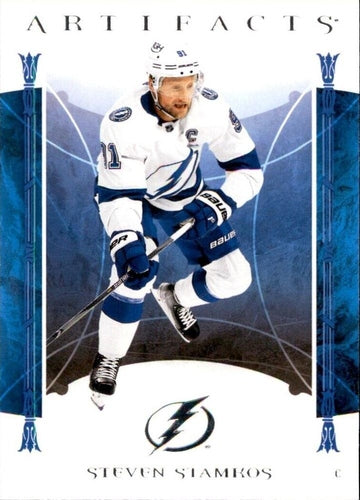 #100 Steven Stamkos - Tampa Bay Lightning - 2022-23 Upper Deck Artifacts Hockey