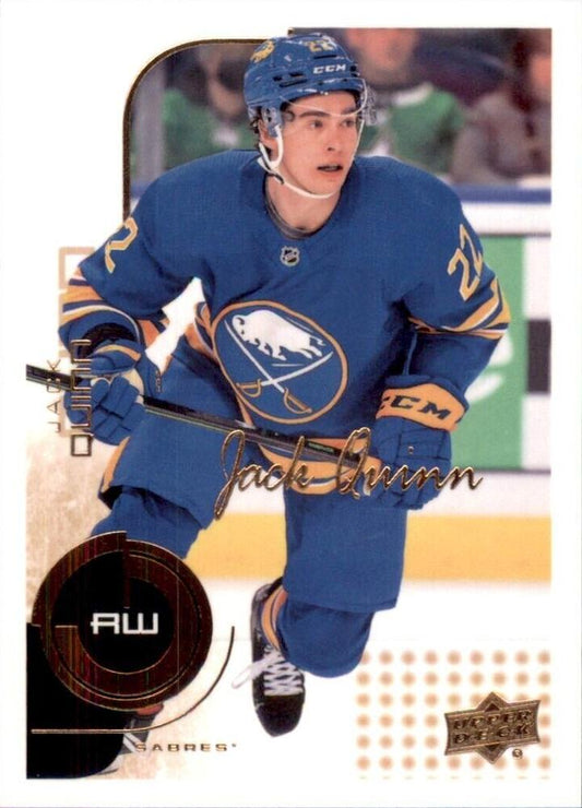 #100 Jack Quinn - Buffalo Sabres - 2022-23 Upper Deck MVP - 20th Anniversary Hockey