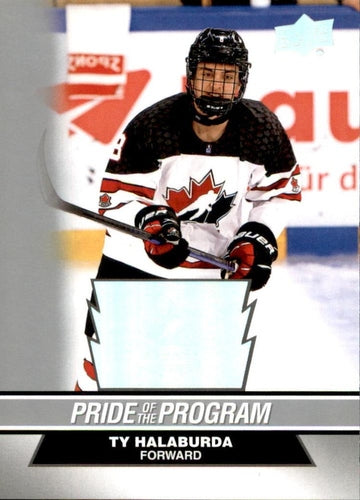 #100 Ty Halaburda - Canada - 2023 Upper Deck Team Canada Juniors Hockey