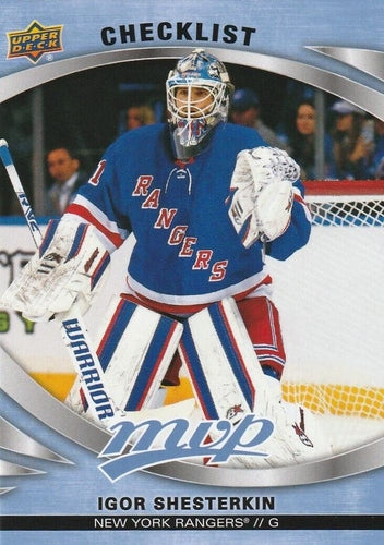 #100 Igor Shesterkin - New York Rangers - 2023-24 Upper Deck MVP - Ice Battles Hockey
