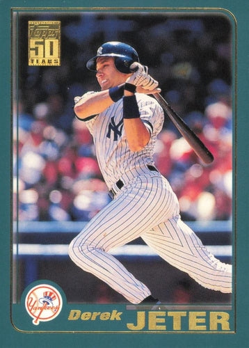 #100 Derek Jeter - New York Yankees - 2001 Topps Baseball