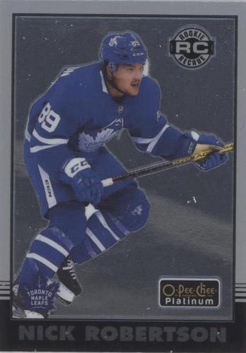 #R-100 Nick Robertson - Toronto Maple Leafs - 2020-21 O-Pee-Chee Platinum - Retro Hockey