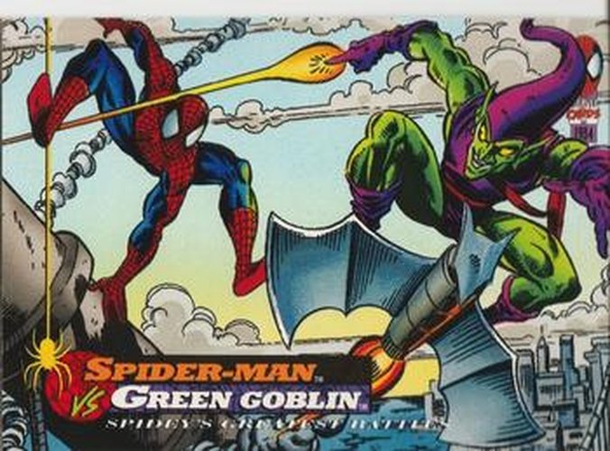 #100 Spider-Man vs. Green Goblin - 1994 Fleer The Amazing Spider-Man