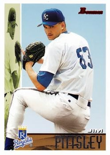 #100 Jim Pittsley - Kansas City Royals - 1995 Bowman Baseball