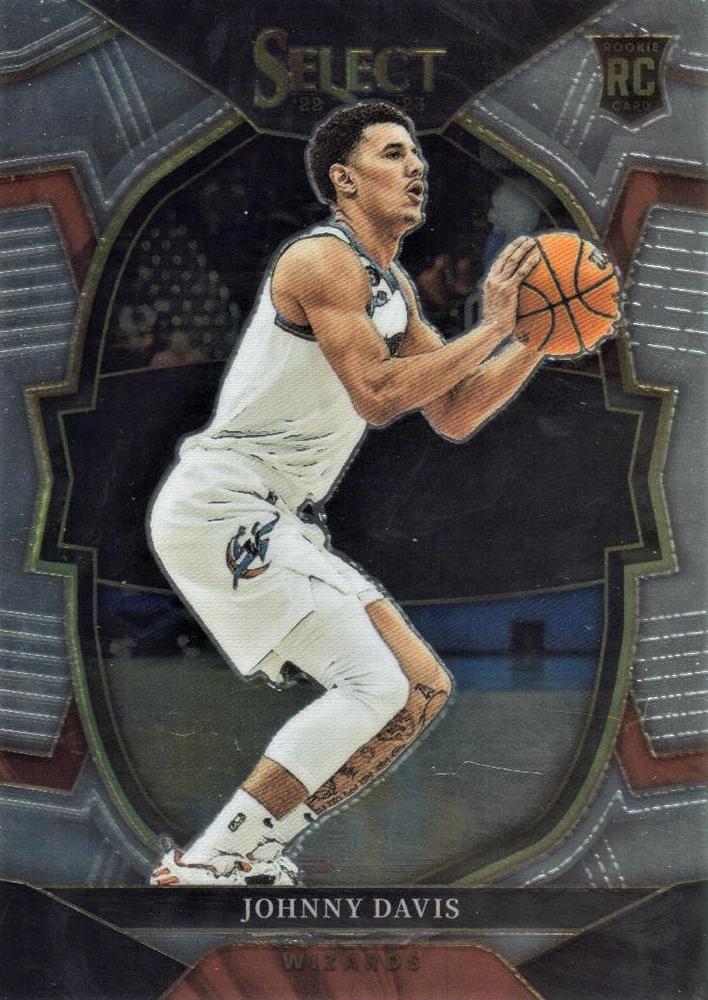 #100 Johnny Davis - Washington Wizards - 2022-23 Panini Select Basketball