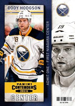 #100 Cody Hodgson - Buffalo Sabres - 2013-14 Panini Contenders Hockey