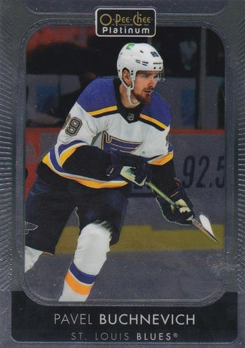 #100 Pavel Buchnevich - St. Louis Blues - 2021-22 O-Pee-Chee Platinum Hockey
