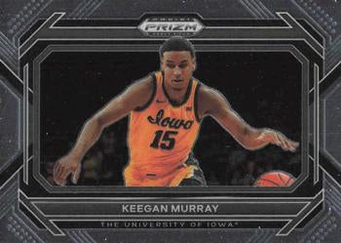 #100b Keegan Murray - Iowa Hawkeyes - 2023 Panini Prizm Draft Picks Basketball