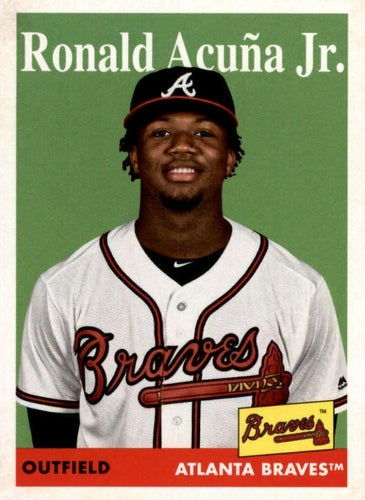 #100b Ronald Acuña Jr. - Atlanta Braves - 2019 Topps Archives Baseball