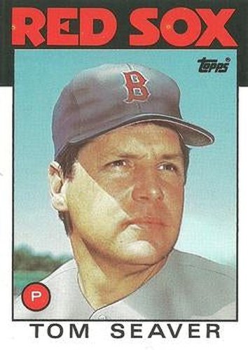 #101T Tom Seaver - Boston Red Sox - 1986 Topps Traded Baseball