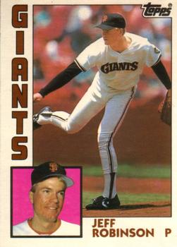 #101T Jeff Robinson - San Francisco Giants - 1984 Topps Traded Baseball