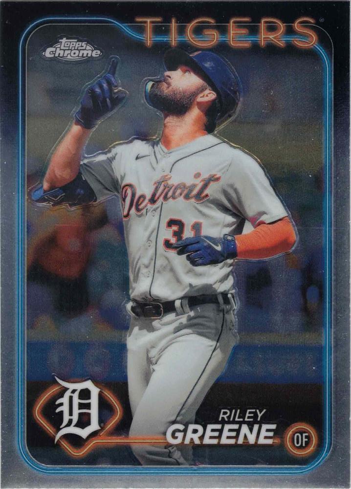 #101 Riley Greene - Detroit Tigers - 2024 Topps Chrome Baseball