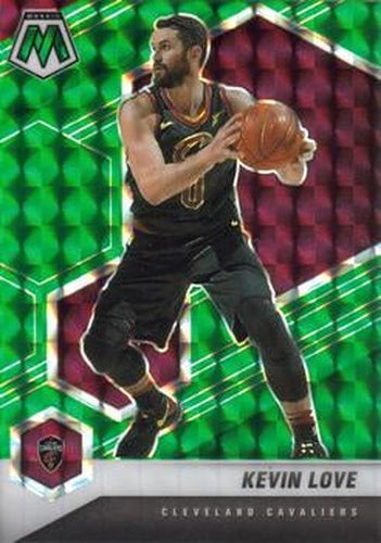 #101 Kevin Love - Cleveland Cavaliers - 2020-21 Panini Mosaic - Mosaic Green Basketball
