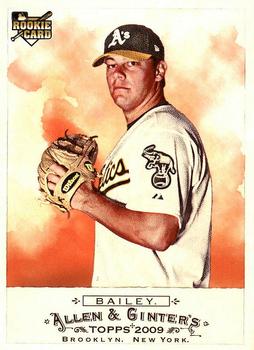 #101 Andrew Bailey - Oakland Athletics - 2009 Topps Allen & Ginter Baseball