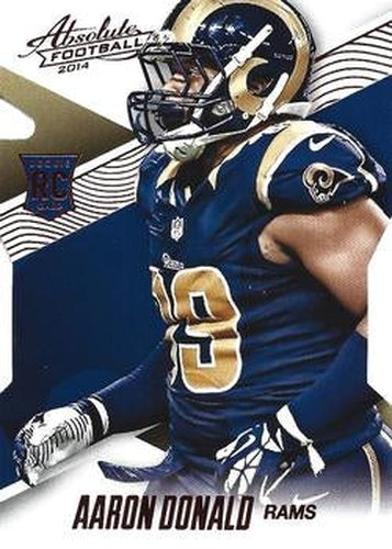 #101 Aaron Donald - St. Louis Rams - 2014 Panini Absolute - Red Football