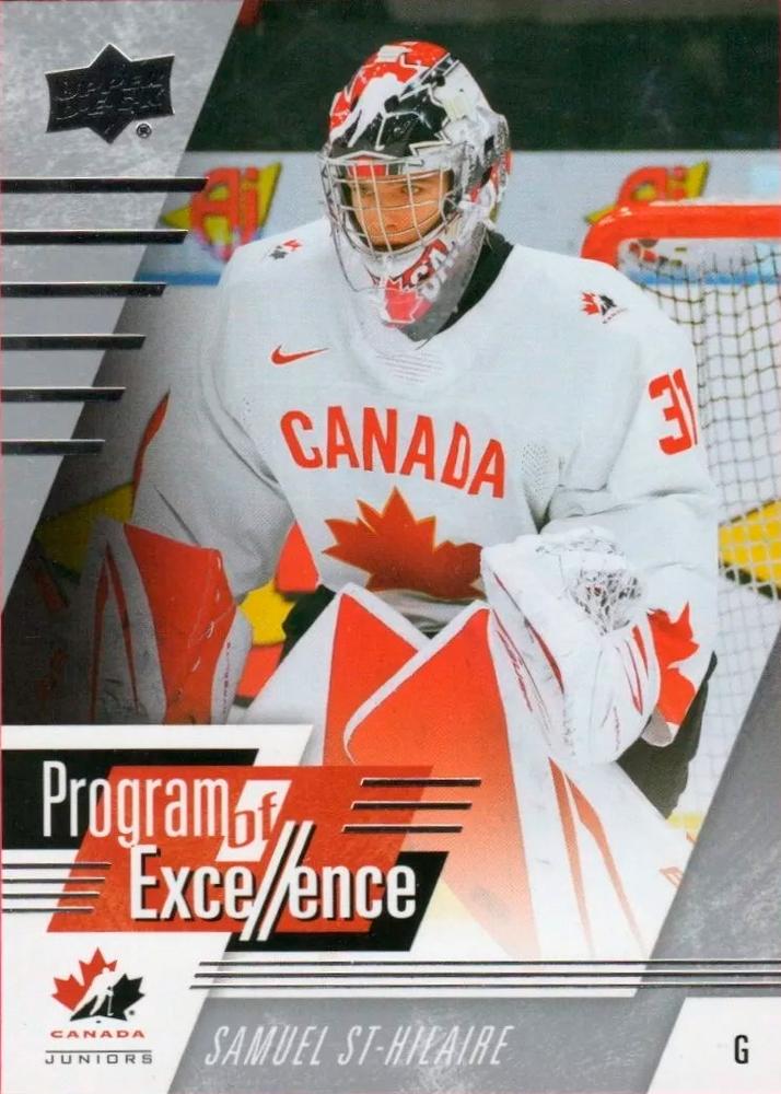 #101 Samuel St-Hilaire - Canada - 2024 Upper Deck Team Canada Juniors Hockey