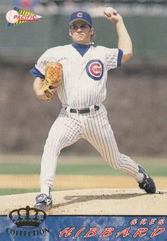 #101 Greg Hibbard - Chicago Cubs - 1994 Pacific Baseball