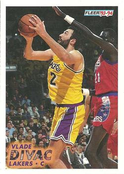 #101 Vlade Divac - Los Angeles Lakers - 1993-94 Fleer Basketball