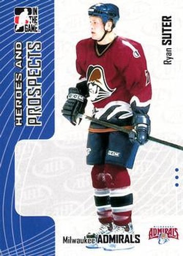 #101 Ryan Suter - Milwaukee Admirals - 2005-06 In The Game Heroes and Prospects Hockey