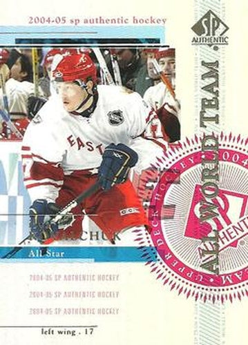#101 Ilya Kovalchuk - Atlanta Thrashers - 2004-05 SP Authentic Hockey