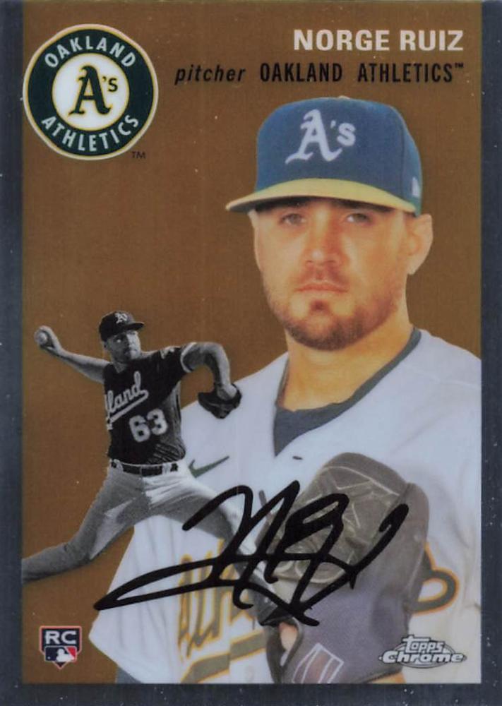 #101 Norge Ruiz - Oakland Athletics - 2023 Topps Chrome Platinum Anniversary Baseball