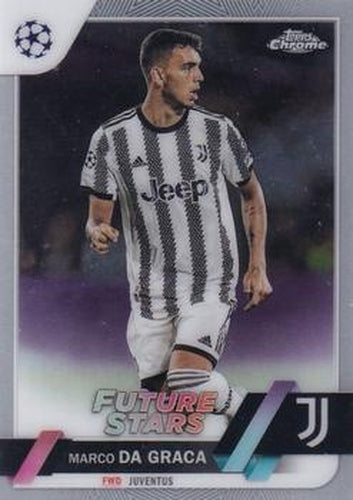 #101 Marco Da Graca - Juventus - 2022-23 Topps Chrome UEFA Club Competitions Soccer