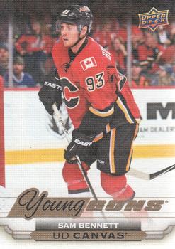 #C101 Sam Bennett - Calgary Flames - 2015-16 Upper Deck - UD Canvas Hockey