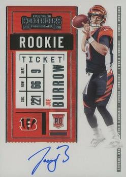 #101 Joe Burrow - Cincinnati Bengals - 2020 Panini Contenders Football