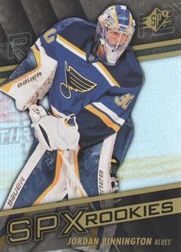 #101 Jordan Binnington - St. Louis Blues - 2014-15 SPx Hockey