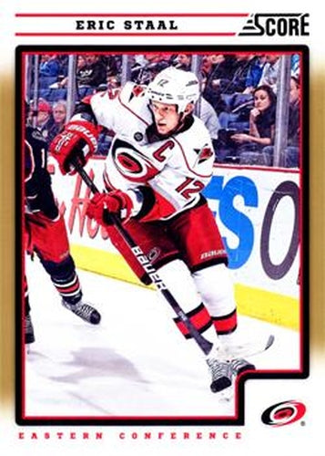 #101 Eric Staal - Carolina Hurricanes - 2012-13 Score - Gold Rush Hockey