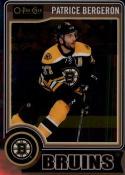 #101 Patrice Bergeron - Boston Bruins - 2014-15 O-Pee-Chee Platinum Hockey