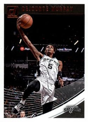 #101 Dejounte Murray - San Antonio Spurs - 2018-19 Donruss Basketball