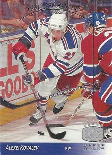 #101 Alexei Kovalev - New York Rangers - 1993-94 Upper Deck - SP Hockey