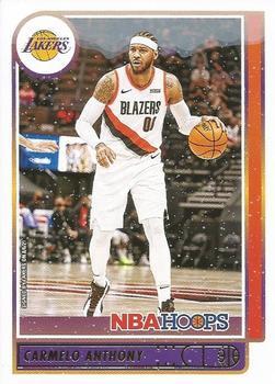 #101 Carmelo Anthony - Los Angeles Lakers - 2021-22 Hoops Winter Basketball