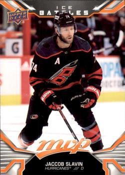 #101 Jaccob Slavin - Carolina Hurricanes - 2022-23 Upper Deck MVP - Ice Battles Hockey