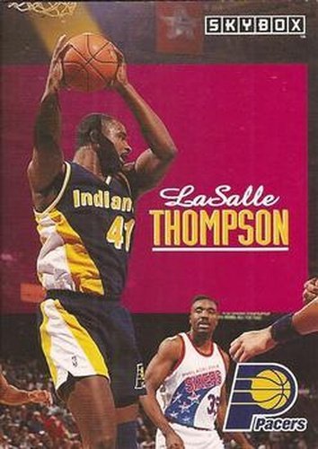 #101 LaSalle Thompson - Indiana Pacers - 1992-93 SkyBox Basketball
