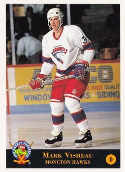 #101 Mark Visheau - Moncton Hawks - 1994 Classic Pro Hockey Prospects Hockey