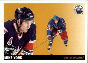 #101 Mike York - Edmonton Oilers - 2002-03 Upper Deck Vintage Hockey