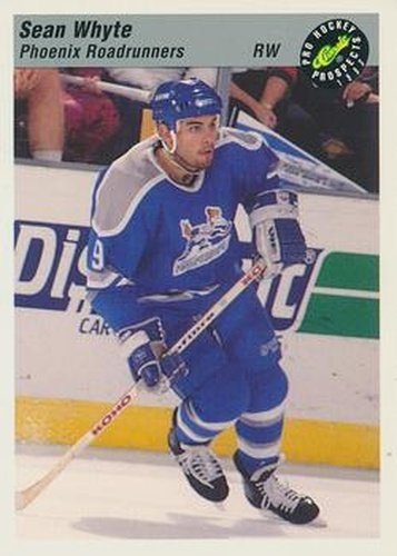 #101 Sean Whyte - Phoenix Roadrunners - 1993 Classic Pro Prospects Hockey